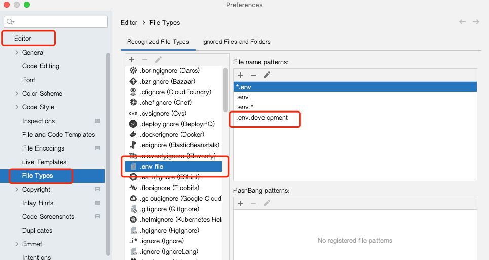 webstorm不识别env-development